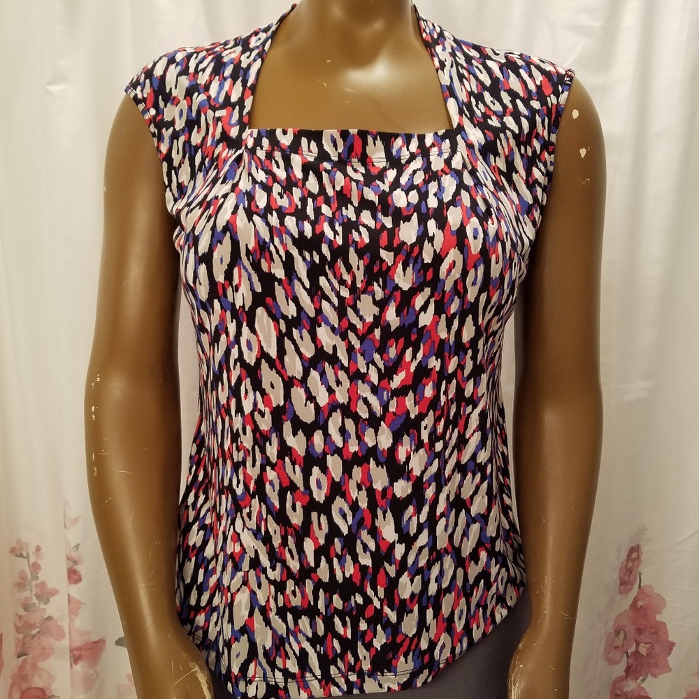 LARGE Black Label by Evan Picone Blouse